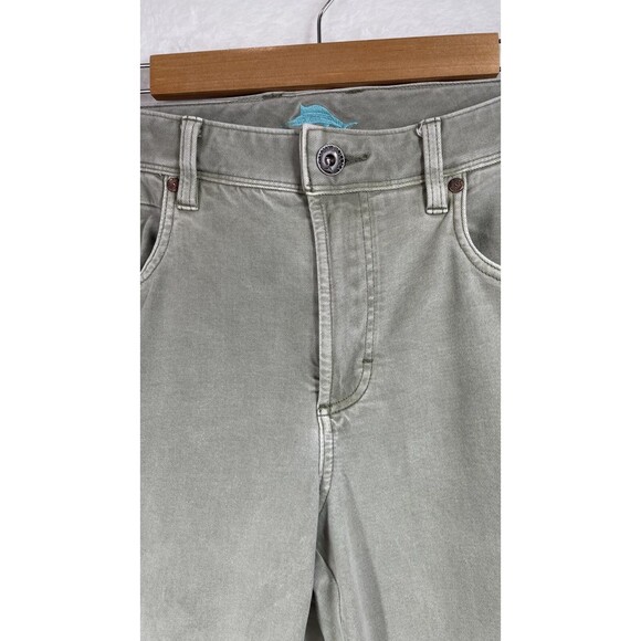 Tommy Bahama Jeans Soft Green Mens 34/30 Stretch Jeans 34 Khaki Tommy Bahama 34 - Picture 3 of 16